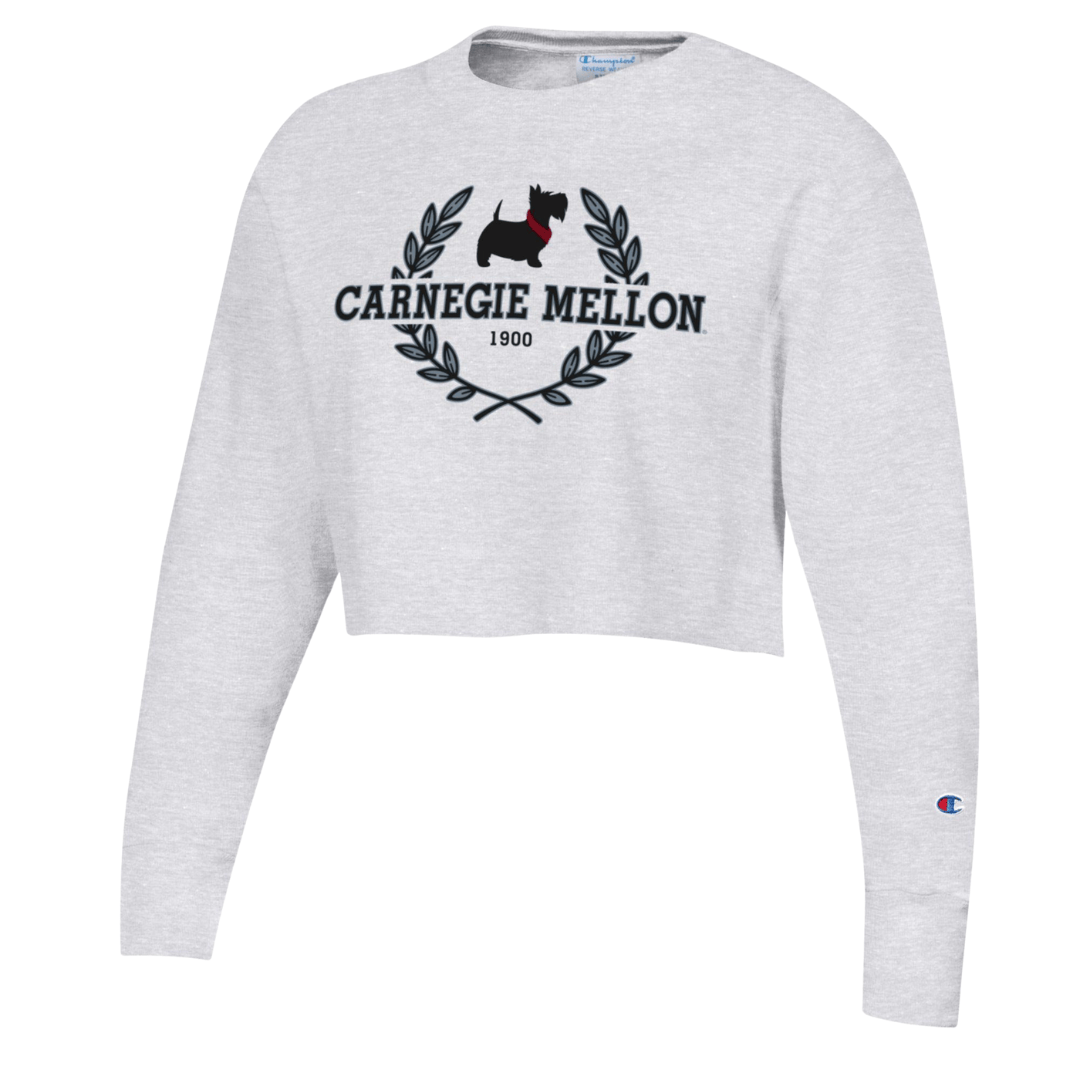 Women's Champion Laurel Wreath Cropped Crewneck